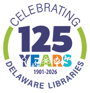 Delaware Libraries Celebrates 125 Years Round Logo